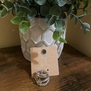 American Eagle ring stack